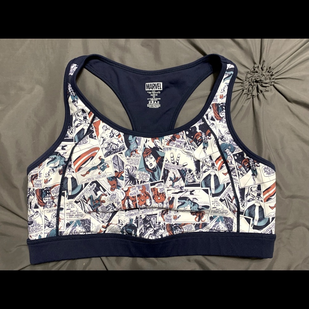 Torrid Marvel sports bra size 2